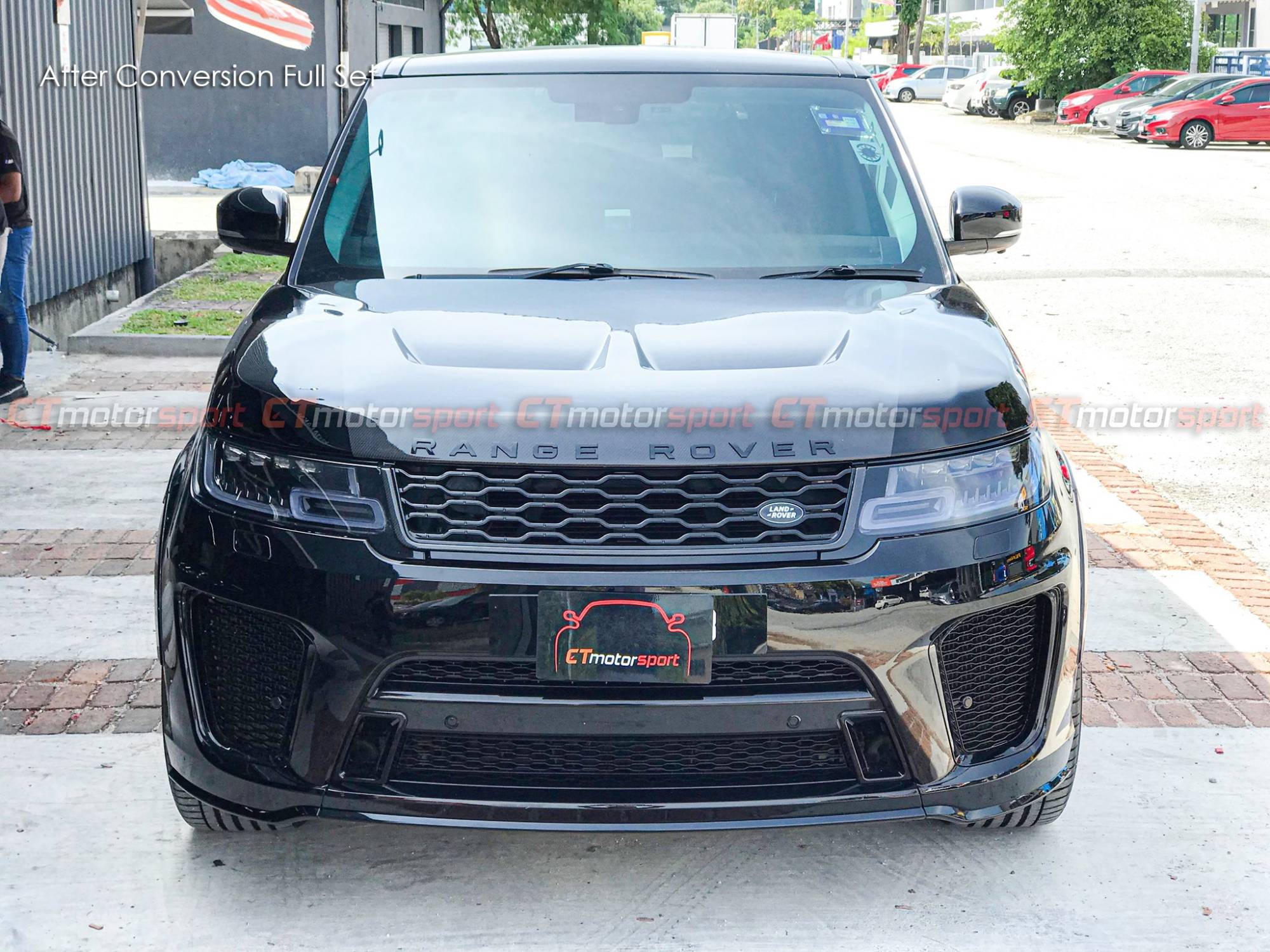 Range Rover Sports SVR Installed Carbon Fiber Front Hood SVR